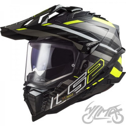 KASK LS2 MX701 EXPLORER C EDGE BLACK H-V YEL. 3XL