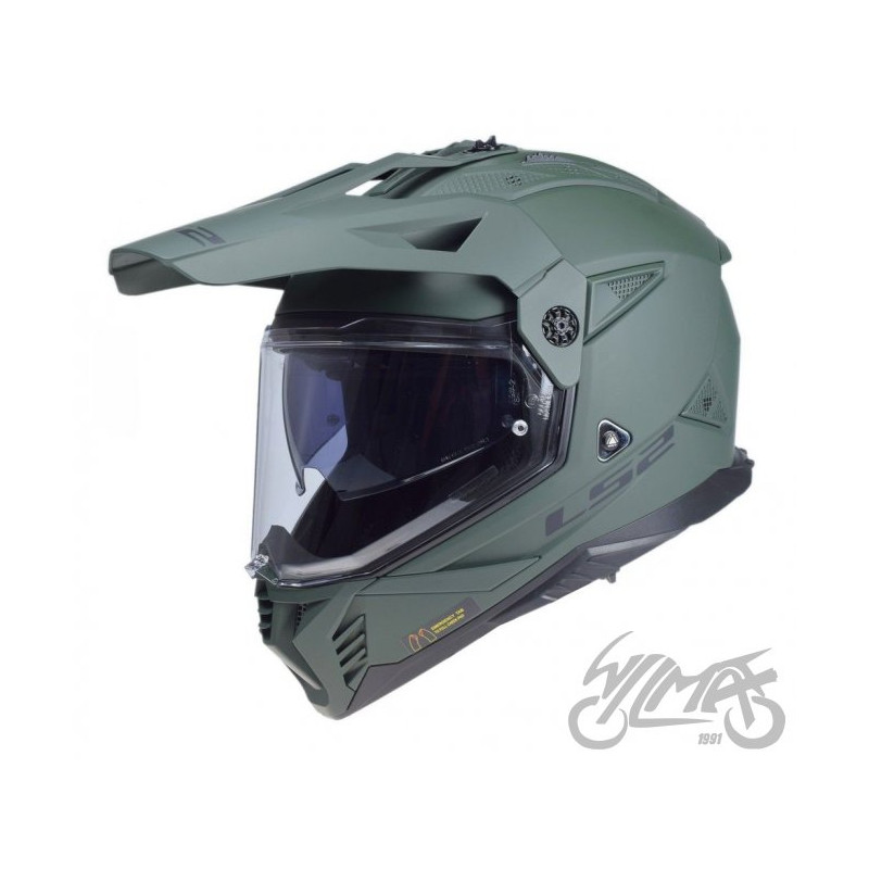 KASK LS2 MX702 PIONEER II SOLID M. MIL. GR.-06 S