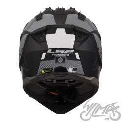 KASK LS2 MX702 PIONEER II HILL MATT BL. WHITE M