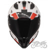 KASK LS2 MX702 PIONEER II HILL WHITE RED L