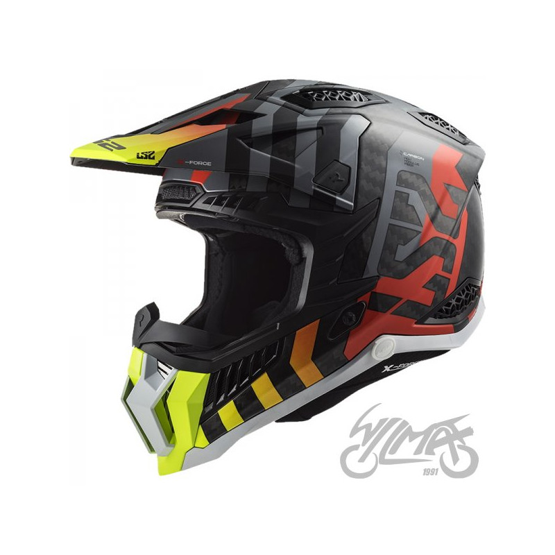 KASK LS2 MX703 C X-FORCE BARRIER YEL. RED-06 S