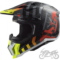 KASK LS2 MX703 C X-FORCE BARRIER YEL. RED-06 L