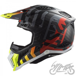 KASK LS2 MX703 C X-FORCE BARRIER YEL. RED-06 3XL