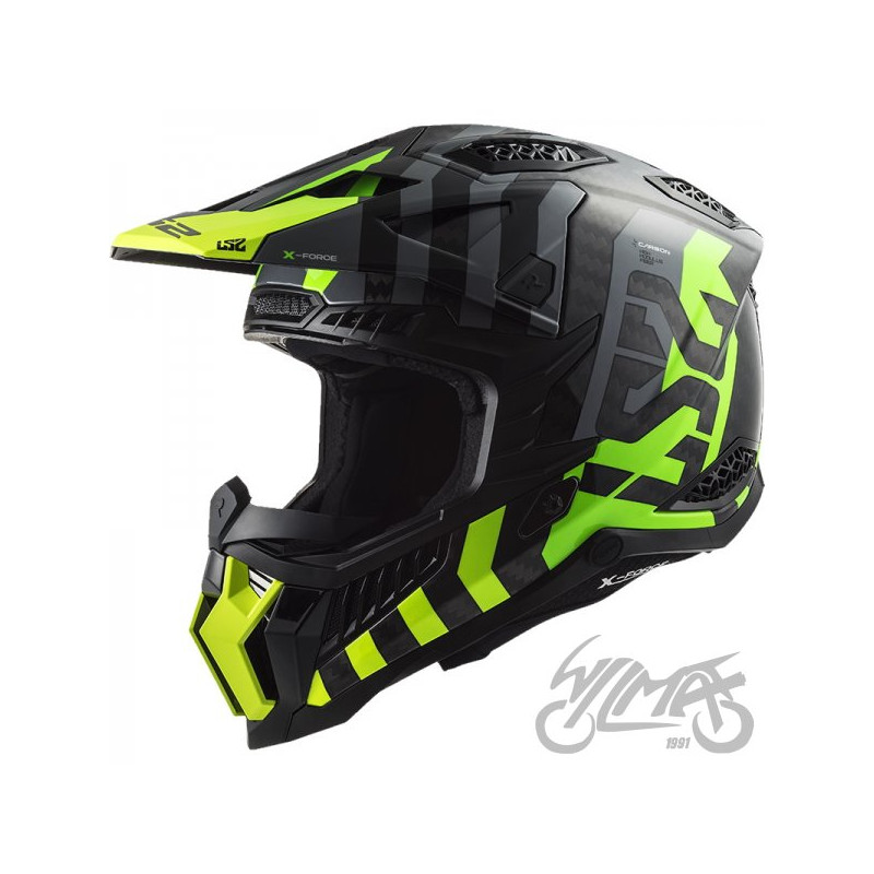 KASK LS2 MX703 C X-FORCE BARRIER YEL. GREEN-06 L