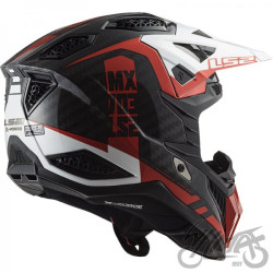 KASK LS2 MX703 C X-FORCE VICTORY RED WHITE-06 3XL