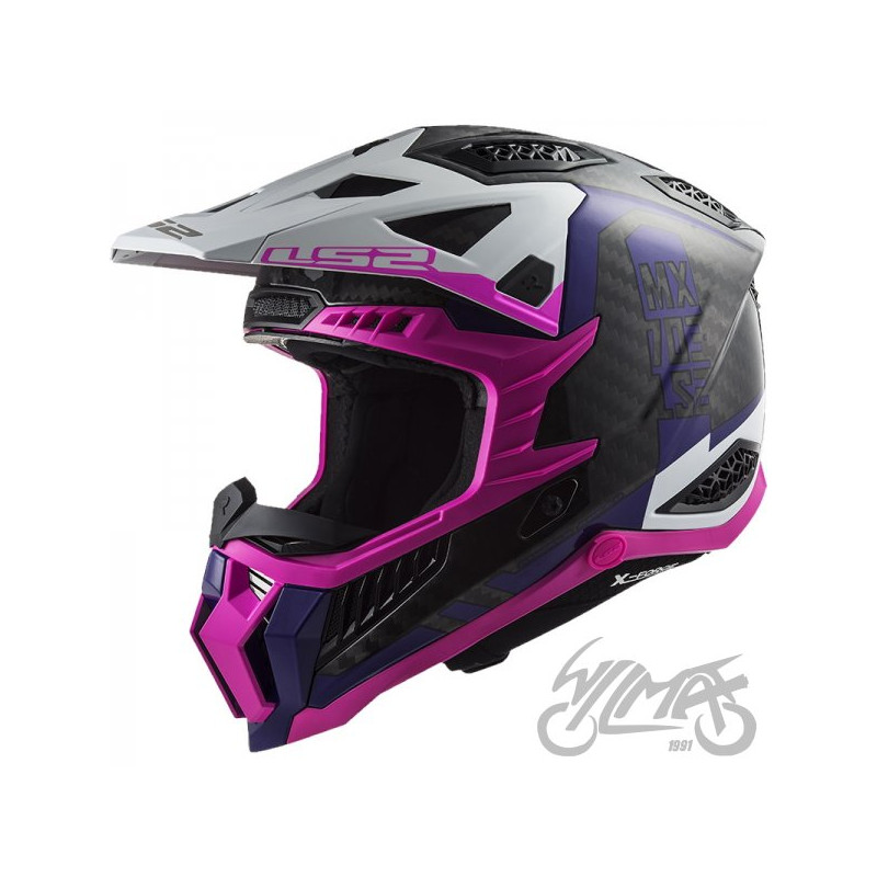KASK LS2 MX703 C X-FORCE VICTORY PINK VIO.-06 S