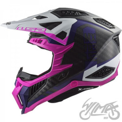 KASK LS2 MX703 C X-FORCE VICTORY PINK VIO.-06 S