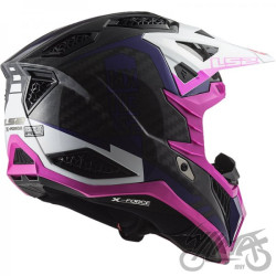 KASK LS2 MX703 C X-FORCE VICTORY PINK VIO.-06 L