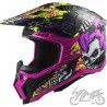 KASK LS2 MX703 C X-FORCE FIRESKULL VIOLET-06 S