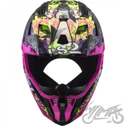 KASK LS2 MX703 C X-FORCE FIRESKULL VIOLET-06 S
