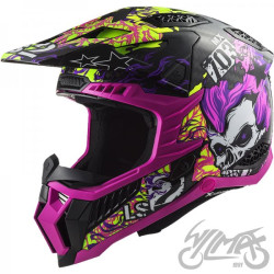 KASK LS2 MX703 C X-FORCE FIRESKULL VIOLET-06 M