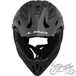 KASK LS2 MX708 FAST II SOLID MATT BLACK M