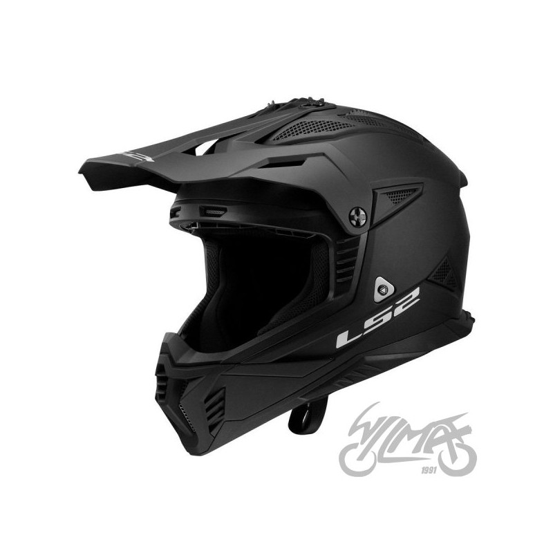 KASK LS2 MX708 FAST II SOLID MATT BLACK XL