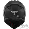 KASK LS2 MX708 FAST II SOLID MATT BLACK XXL