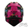 KASK LS2 MX708 FAST II GORILLA  PURPLE H-V YEL S
