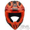 KASK LS2 MX708 FAST II DUCK MATT ORANGE RED XS