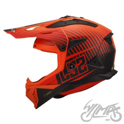 KASK LS2 MX708 FAST II DUCK MATT ORANGE RED XXL