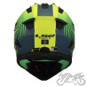 KASK LS2 MX708 FAST II DUCK MATT H-V GREEN YEL XXL