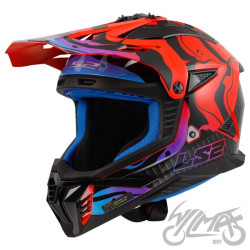 KASK LS2 MX708 FAST II WASH GLOSS RED S