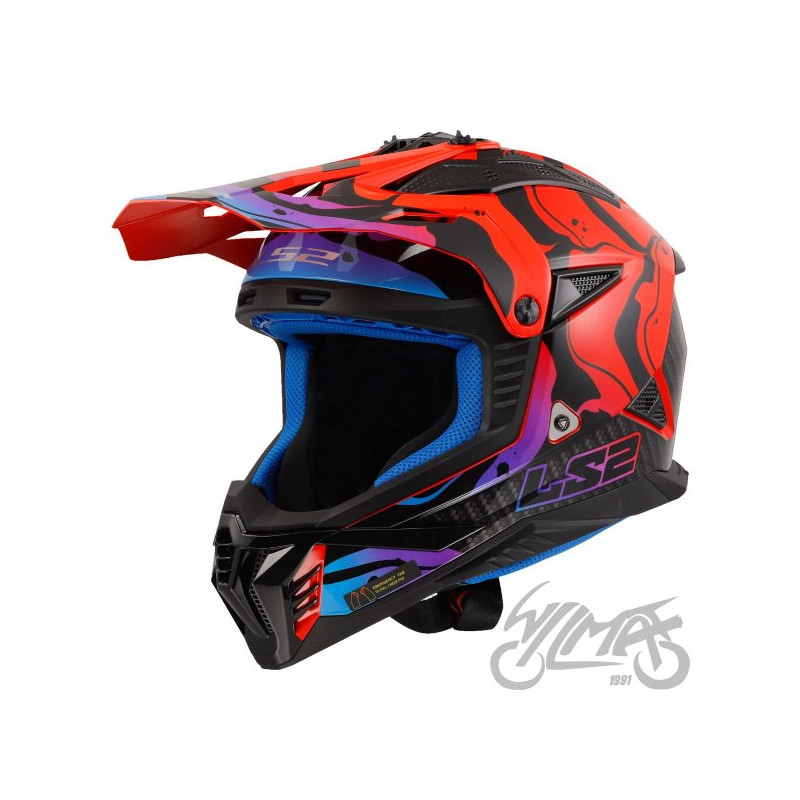 KASK LS2 MX708 FAST II WASH GLOSS RED S
