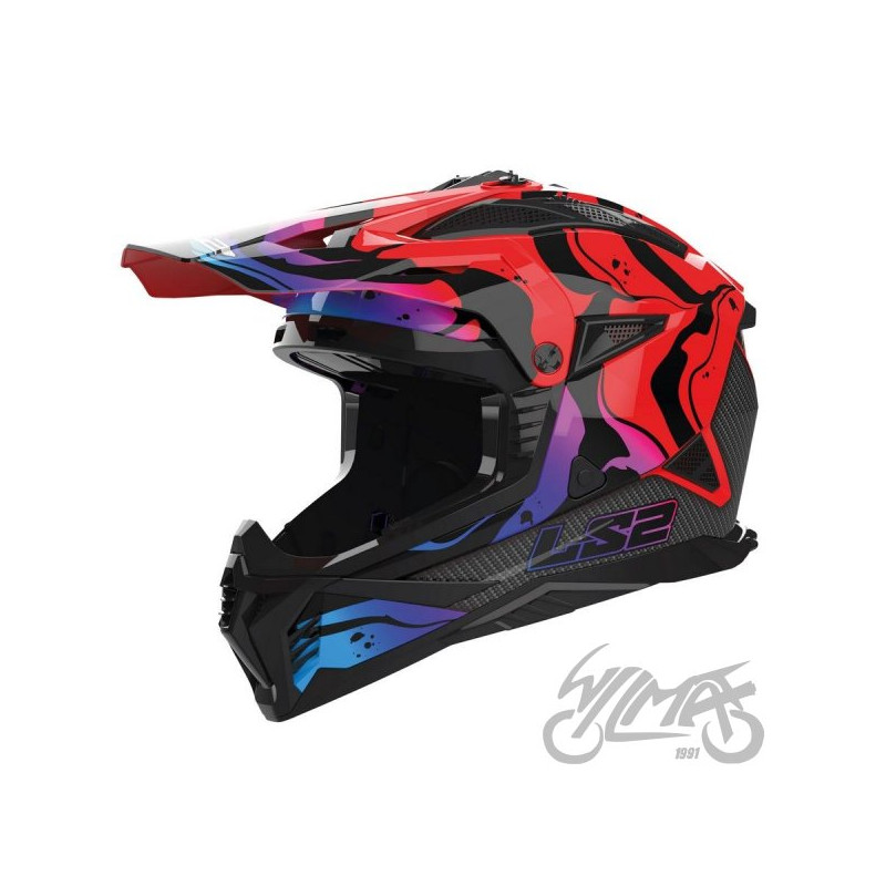 KASK LS2 MX708 FAST II WASH GLOSS RED M