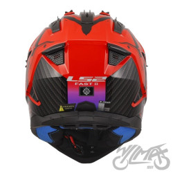 KASK LS2 MX708 FAST II WASH GLOSS RED M