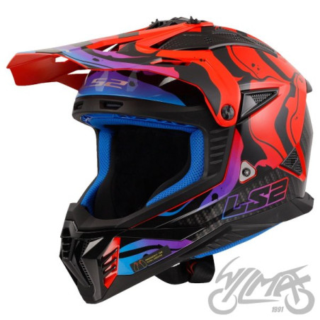 KASK LS2 MX708 FAST II WASH GLOSS RED L