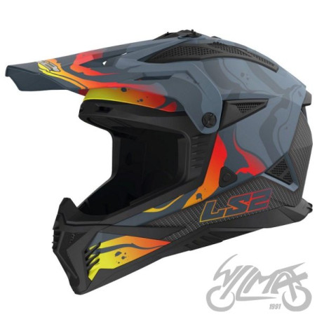KASK LS2 MX708 FAST II WASH MATT DARK GREY-06 XXL