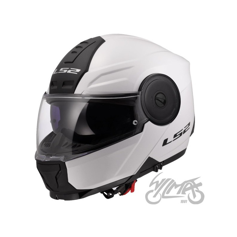 KASK LS2 FF902 SCOPE II SOLID WHITE S+PNLCK