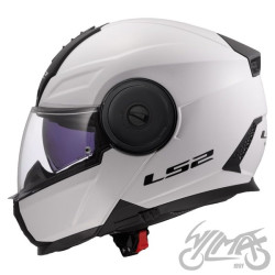 KASK LS2 FF902 SCOPE II SOLID WHITE L+PNLCK