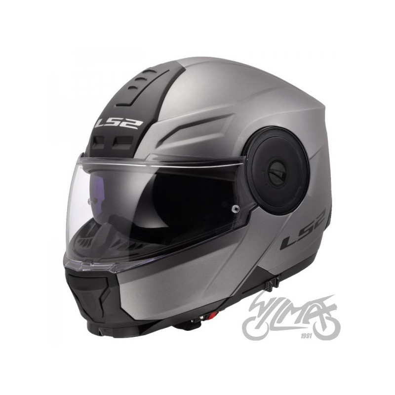 KASK LS2 FF902 SCOPE II SOLID TITANIUM XS