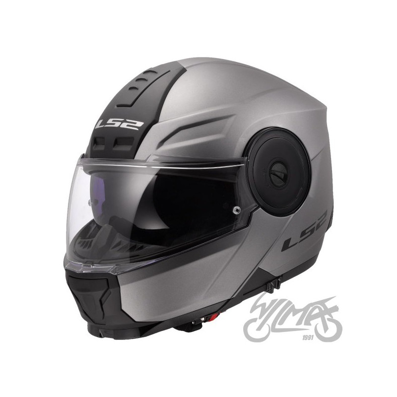KASK LS2 FF902 SCOPE II SOLID TITANIUM XL+PNLCK