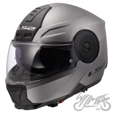 KASK LS2 FF902 SCOPE II SOLID TITANIUM XL+PNLCK