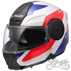 KASK LS2 FF902 SCOPE II DURIA WH.B.RED XS+PNLCK