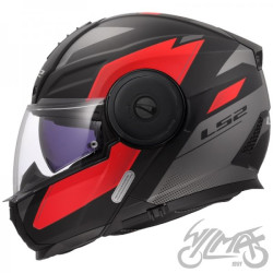KASK LS2 FF902 SCOPE II DURIA M.BLACK RED-06 XS