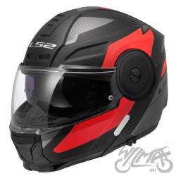 KASK LS2 FF902 SCOPE II DURIA M.BLACK RED-06 XL