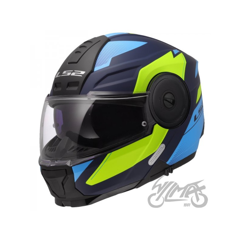 KASK LS2 FF902 SCOPE II DURIA M.BL.H-V YEL.-06 L