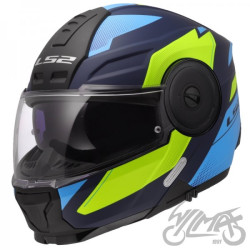 KASK LS2 FF902 SCOPE II DURIA M.BL.H-V YEL.-06 XL