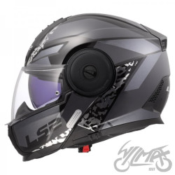 KASK LS2 FF902 SCOPE II OXYD BLACK TITANIUM-06 3XL