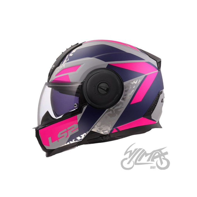 KASK LS2 FF902 SCOPE II OXYD M.GR.BL.PRP S+PNLCK