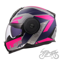 KASK LS2 FF902 SCOPE II OXYD M.GR.BL.PRP M+PNLCK