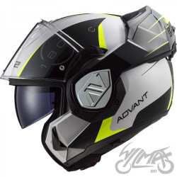 KASK LS2 FF906 ADVANT CODEX WHITE BLACK-06 XS