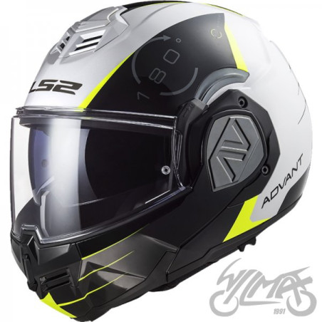 KASK LS2 FF906 ADVANT CODEX WHITE BLACK-06 3XL
