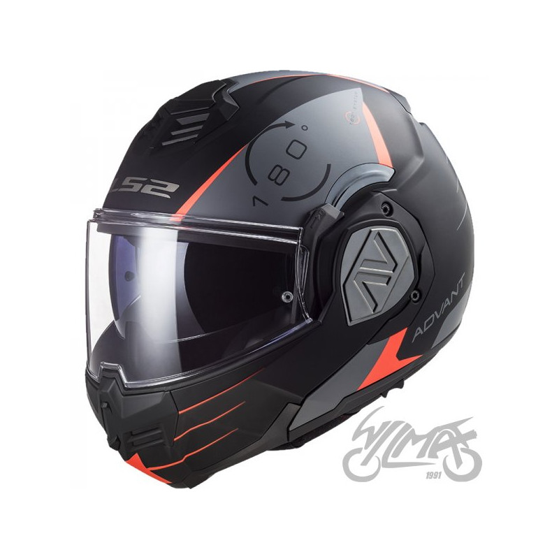 KASK LS2 FF906 ADVANT CODEX MATT BLACK TITAN-06 XS