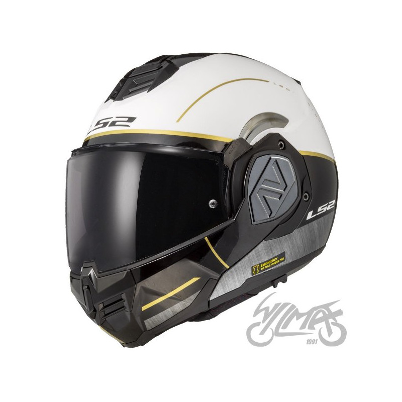 KASK LS2 FF906 ADVANT IRON M. WH.BL. JEANS-06 XXL