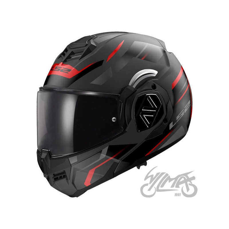 KASK LS2 FF906 ADVANT KUKA MATT BLACK RED-06 XS