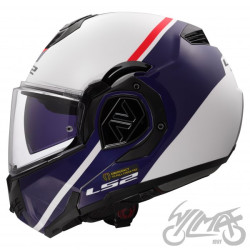 KASK LS2 FF906 ADVANT SWIPE WHITE BLUE-06 L