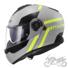 KASK LS2 FF908 STROBE II AUTOX GREY H-V YEL-06 XS