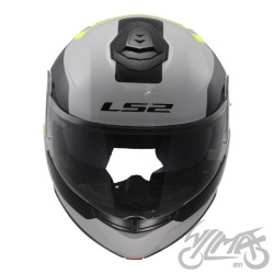KASK LS2 FF908 STROBE II AUTOX GREY H-V YEL-06 3XL