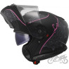 KASK LS2 FF908 STROBE II LUX M.BLACK PINK-06 XS